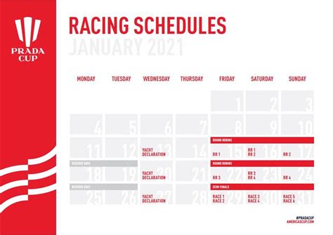 schedule prada cup 2021|Prada cup racing schedule.